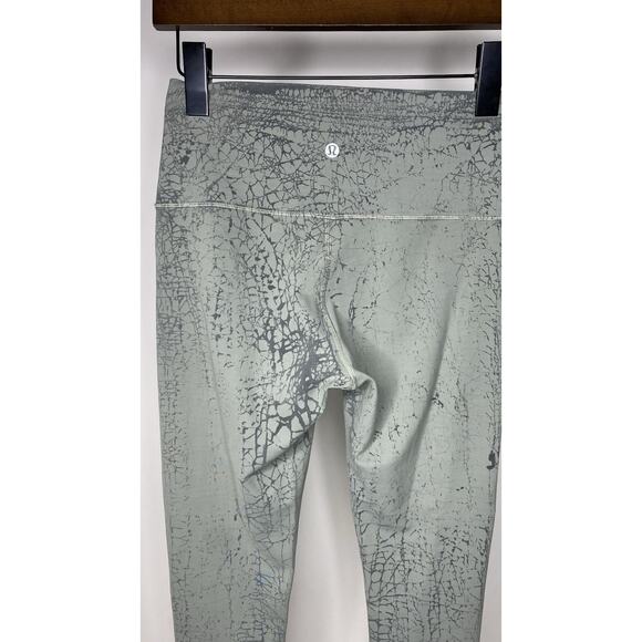 Lululemon Wunder Train High-Rise Tight 25" Thread Dye Rover Black Women's 6 - Picture 4 of 5